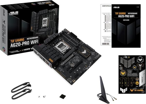 ⁦לוח אם – ASUS TUF GAMING A620-PRO WIFI ATX AM5 DDR5⁩ – תמונה ⁦9⁩