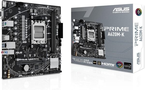 לוח אם – Asus Prime A620M-K Micro-ATX AM5 DDR5