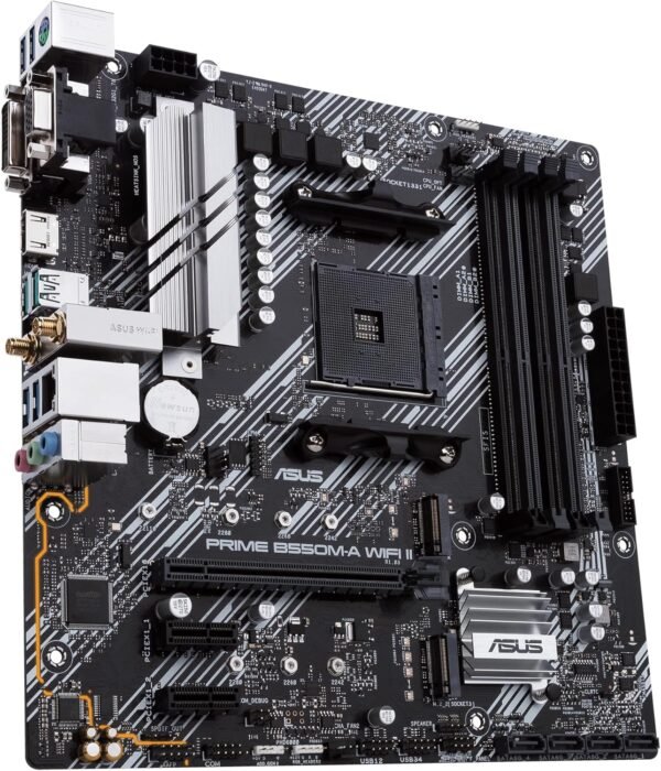 ⁦לוח אם – Asus Prime B550M-A WIFI II Micro-ATX AM4 DDR4⁩ – תמונה ⁦4⁩