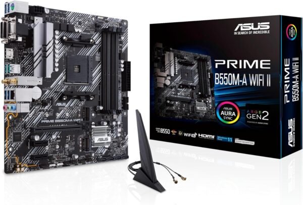 לוח אם – Asus Prime B550M-A WIFI II Micro-ATX AM4 DDR4