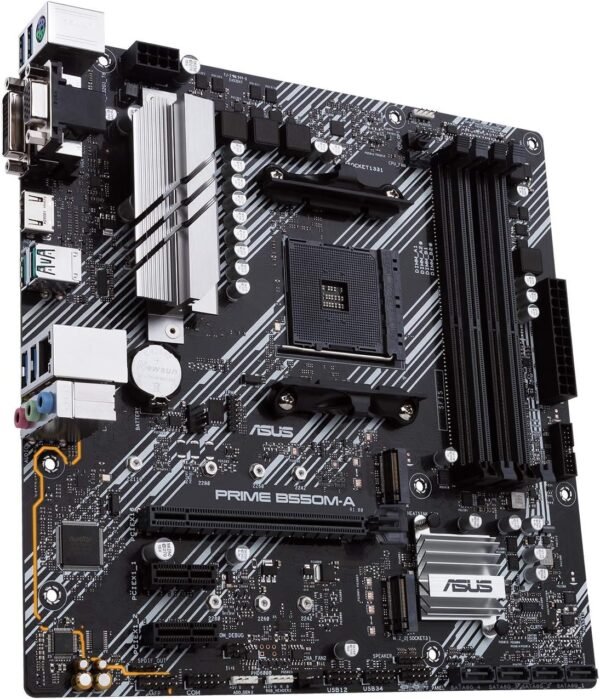 ⁦לוח אם – Asus Prime B550M-A/CSM Micro-ATX AM4 DDR4⁩ – תמונה ⁦5⁩