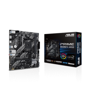 לוח אם – Asus Prime B550M-K ARGB Micro-ATX AM4 DDR4