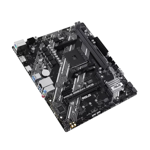⁦לוח אם – Asus Prime B550M-K ARGB Micro-ATX AM4 DDR4⁩ – תמונה ⁦5⁩