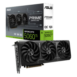 כרטיס מסך – Asus Prime GeForce RTX 5060 Ti OC Edition 16GB – צבע שחור