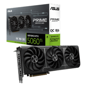 כרטיס מסך – Asus Prime GeForce RTX 5060 Ti OC Edition 8GB – צבע שחור
