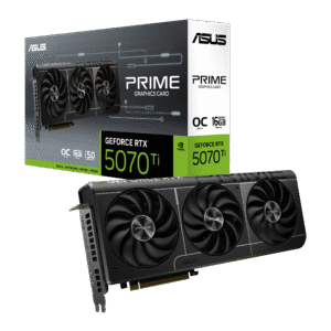 כרטיס מסך – Asus Prime GeForce RTX 5070 Ti OC Edition 16GB – צבע שחור