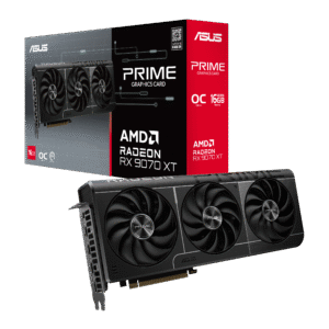 כרטיס מסך – Asus Prime Radeon RX 9070 XT OC Edition 16GB – צבע שחור