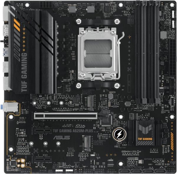 ⁦לוח אם – Asus TUF Gaming A620M-PLUS Micro-ATX AM5 DDR5⁩ – תמונה ⁦2⁩