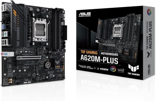 לוח אם – Asus TUF Gaming A620M-PLUS Micro-ATX AM5 DDR5