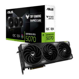 כרטיס מסך – Asus TUF Gaming GeForce RTX 5070 OC Edition 12GB – צבע שחור