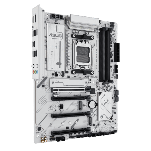 ⁦לוח אם – ASUS B650E MAX GAMING WIFI ATX AM5 DDR5 - צבע לבן⁩ – תמונה ⁦3⁩
