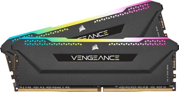 זיכרון לנייח – Corsair Vengeance RGB PRO SL DDR4 32GB 2x16GB 3200Mhz CL16 - צבע שחור
