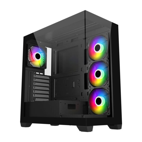 מארז – FSP M340 ARGB Mid Tower – צבע שחור