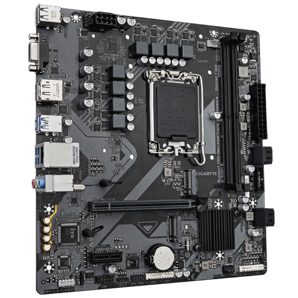 ⁦לוח אם – Gigabyte B760M E Micro-ATX LGA1700 DDR5⁩ – תמונה ⁦3⁩