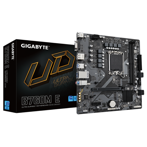 לוח אם – Gigabyte B760M E Micro-ATX LGA1700 DDR5
