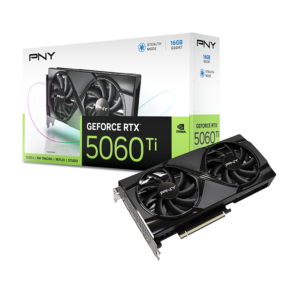 כרטיס מסך – PNY GeForce RTX 5060 Ti Dual Fan 16GB – צבע שחור