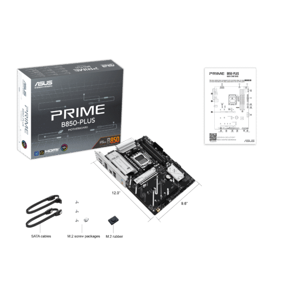 ⁦לוח אם – ASUS PRIME B850-PLUS ATX AM5 DDR5⁩ – תמונה ⁦6⁩