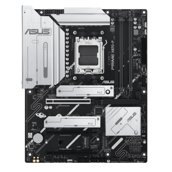 ⁦לוח אם – ASUS PRIME X870-P ATX AM5 DDR5⁩ – תמונה ⁦2⁩