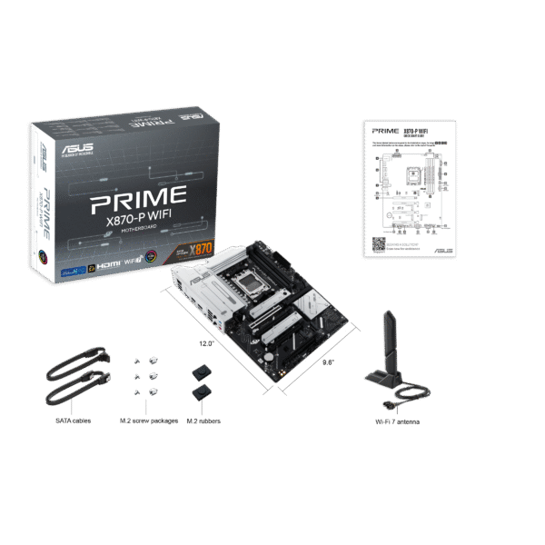 ⁦לוח אם – ASUS PRIME X870-P WIFI ATX AM5 DDR5⁩ – תמונה ⁦10⁩