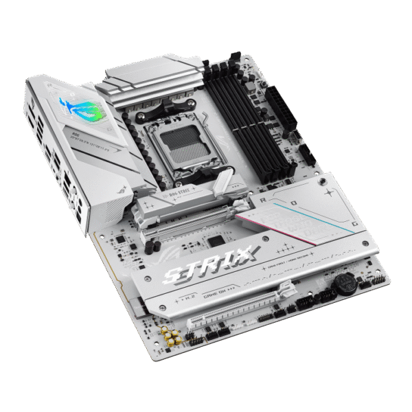 ⁦לוח אם – ASUS ROG STRIX B850-A GAMING WIFI ATX AM5 DDR5 - צבע לבן⁩ – תמונה ⁦9⁩