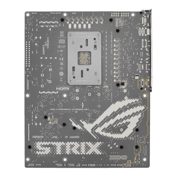 ⁦לוח אם – ASUS ROG STRIX B850-A GAMING WIFI ATX AM5 DDR5 - צבע לבן⁩ – תמונה ⁦3⁩