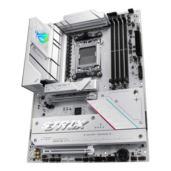 ⁦לוח אם – ASUS ROG STRIX B850-A GAMING WIFI ATX AM5 DDR5 - צבע לבן⁩ – תמונה ⁦6⁩