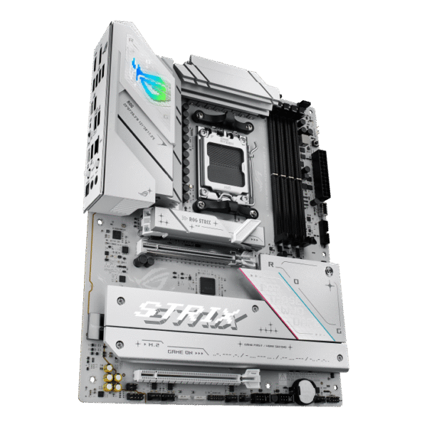 ⁦לוח אם – ASUS ROG STRIX B850-A GAMING WIFI ATX AM5 DDR5 - צבע לבן⁩ – תמונה ⁦5⁩