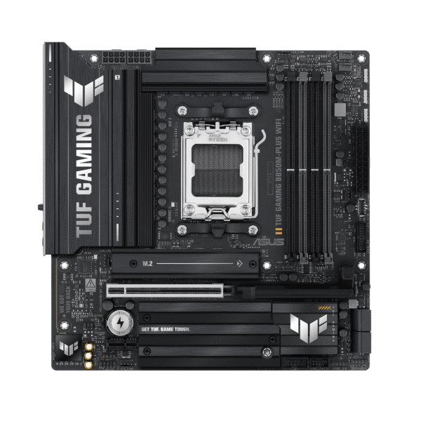 ⁦לוח אם – ASUS TUF GAMING B850M-PLUS WIFI Micro-ATX AM5 DDR5⁩ – תמונה ⁦2⁩