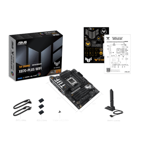 ⁦לוח אם – ASUS TUF GAMING X870-PLUS WIFI ATX AM5 DDR5⁩ – תמונה ⁦8⁩