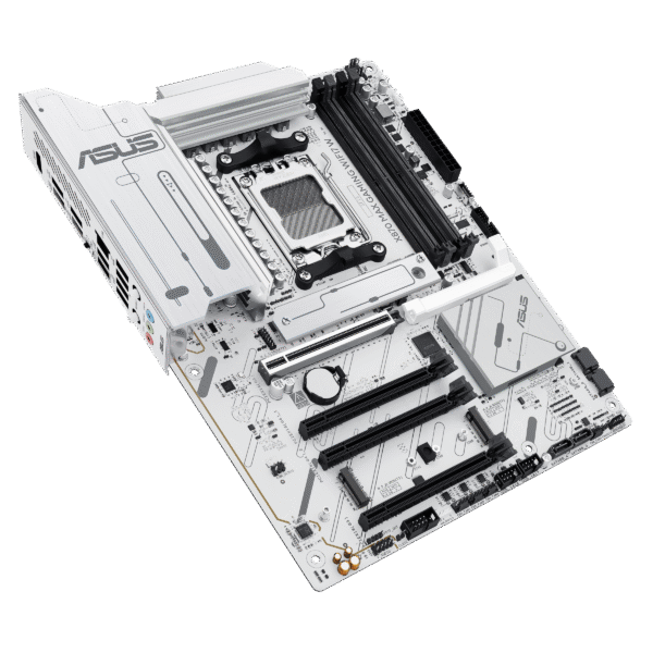 ⁦לוח אם – ASUS X870 MAX GAMING WIFI7 W ATX AM5 DDR5 - צבע לבן⁩ – תמונה ⁦6⁩