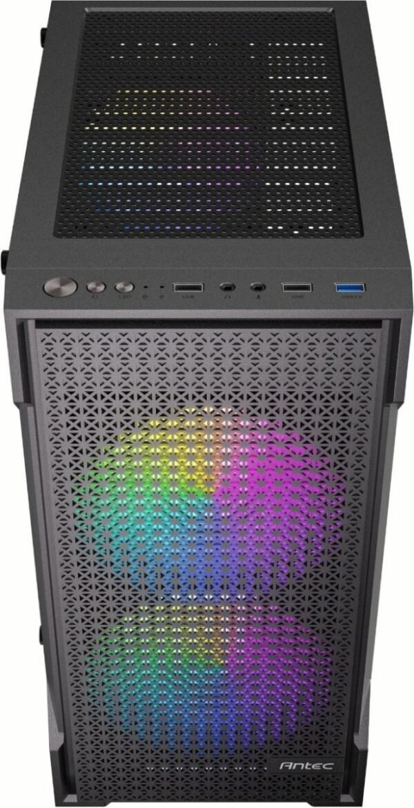⁦מארז – Antec VX100M ARGB Mini Tower – צבע שחור⁩ – תמונה ⁦4⁩