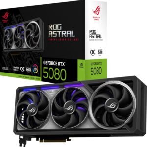 כרטיס מסך – Asus ROG Astral GeForce RTX 5080 OC Edition 16GB – צבע שחור