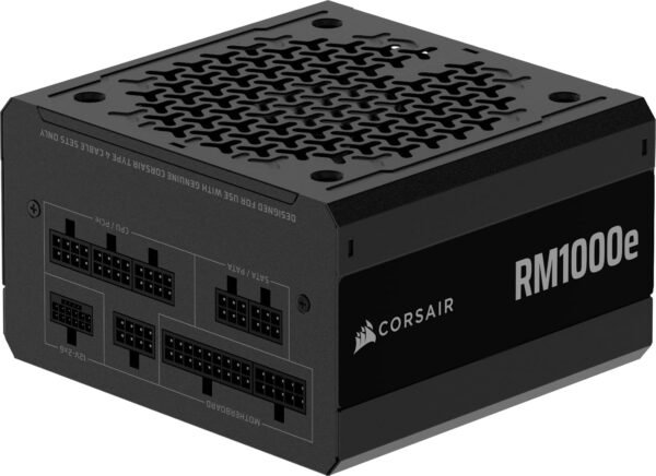 ⁦ספק כוח - Corsair RM1000e 1000W (ATX3.1) 80Plus Gold – צבע שחור⁩ – תמונה ⁦2⁩