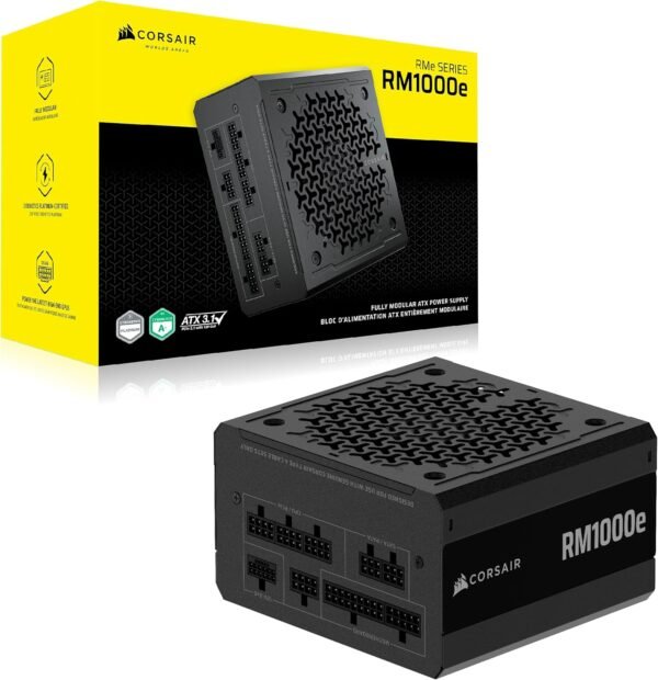 ספק כוח - Corsair RM1000e 1000W (ATX3.1) 80Plus Gold – צבע שחור
