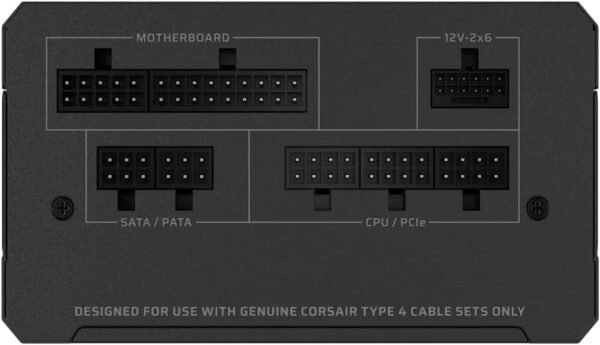 ⁦ספק כוח – Corsair RM850e 850W (ATX3.1) 80Plus Gold – צבע שחור⁩ – תמונה ⁦3⁩