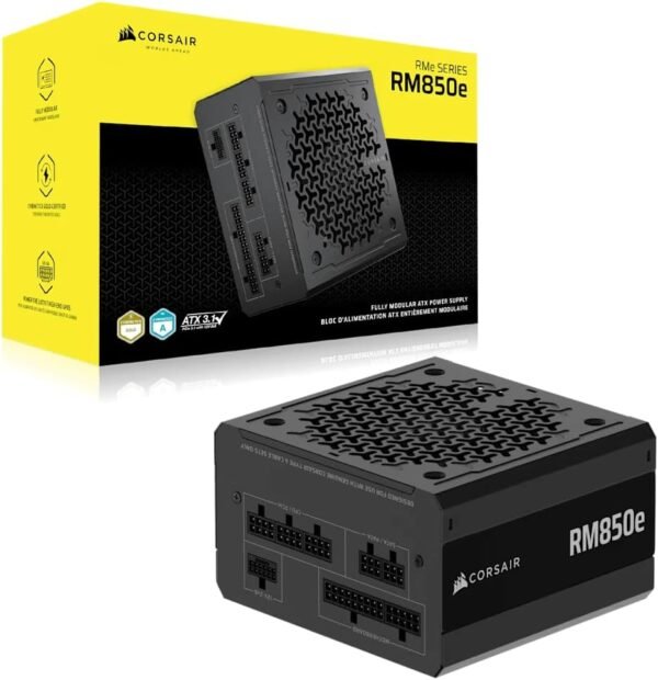 ספק כוח – Corsair RM850e 850W (ATX3.1) 80Plus Gold – צבע שחור