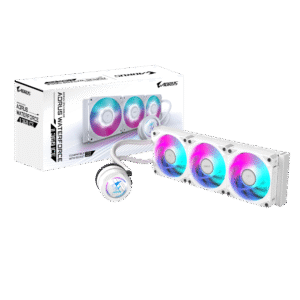 קירור נוזלי למעבד – Gigabyte AORUS WATERFORCE II 360 AIO 360mm – צבע לבן