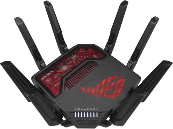 ראוטר גיימינג – (ASUS ROG Rapture GT-BE19000 Tri-Band WiFi 7 (802.11be
