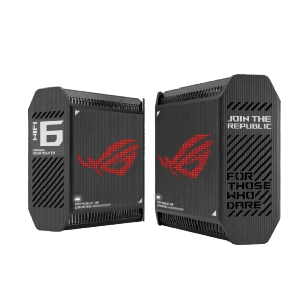 ראוטר גיימינג (שתי יחידות) – (ASUS ROG Rapture GT6 AX10000 Pro Tri-Band WiFi 6 (802.11ax