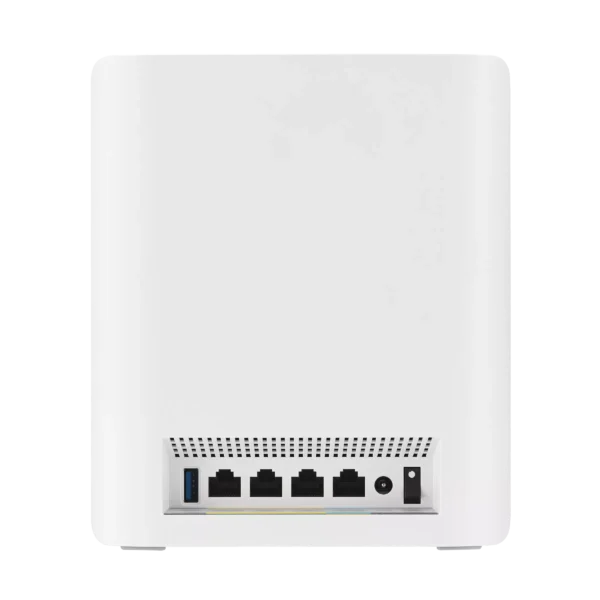 ⁦ראוטר (שתי יחידות) – (ASUS ZenWiFi BT8 Tri-Band Mesh System WiFi 7 (802.11be - צבע לבן⁩ – תמונה ⁦6⁩
