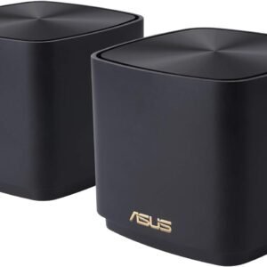 ראוטר (שתי יחידות) – (ASUS ZenWiFi XD4 Plus WiFi 6 Whole Home Mesh WiFi System (802.11ax