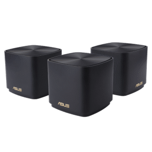 ראוטר (שלוש יחידות) – (ASUS ZenWiFi XD4 WiFi 6 Whole Home Mesh WiFi System (802.11ax