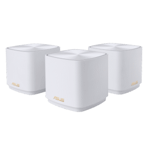 ראוטר (שלוש יחידות) – (ASUS ZenWiFi XD5 WiFi 6 Whole Home Mesh WiFi System (802.11ax - צבע לבן