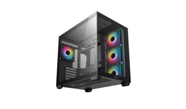 ⁦מארז – DeepCool CG530 4F ARGB Mid Tower – צבע שחור⁩ – תמונה ⁦4⁩