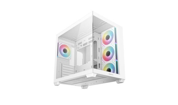 ⁦מארז – DeepCool CG530 4F ARGB Mid Tower – צבע לבן⁩ – תמונה ⁦3⁩