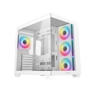 מארז – DeepCool CG530 4F ARGB Mid Tower – צבע לבן