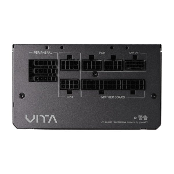 ⁦ספק כוח – FSP VITA GM 750W ATX3.1 80+ Gold – צבע שחור⁩ – תמונה ⁦5⁩
