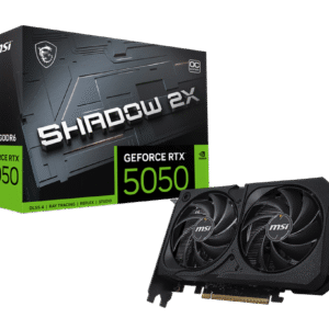 כרטיס מסך – MSI GeForce RTX 5050 SHADOW 2X OC 8GB – צבע שחור