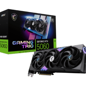 כרטיס מסך – MSI GeForce RTX 5060 GAMING TRIO OC 8GB – צבע שחור