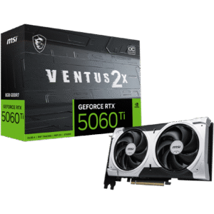 כרטיס מסך – MSI GeForce RTX 5060 Ti VENTUS 2X OC PLUS 8GB – צבע שחור